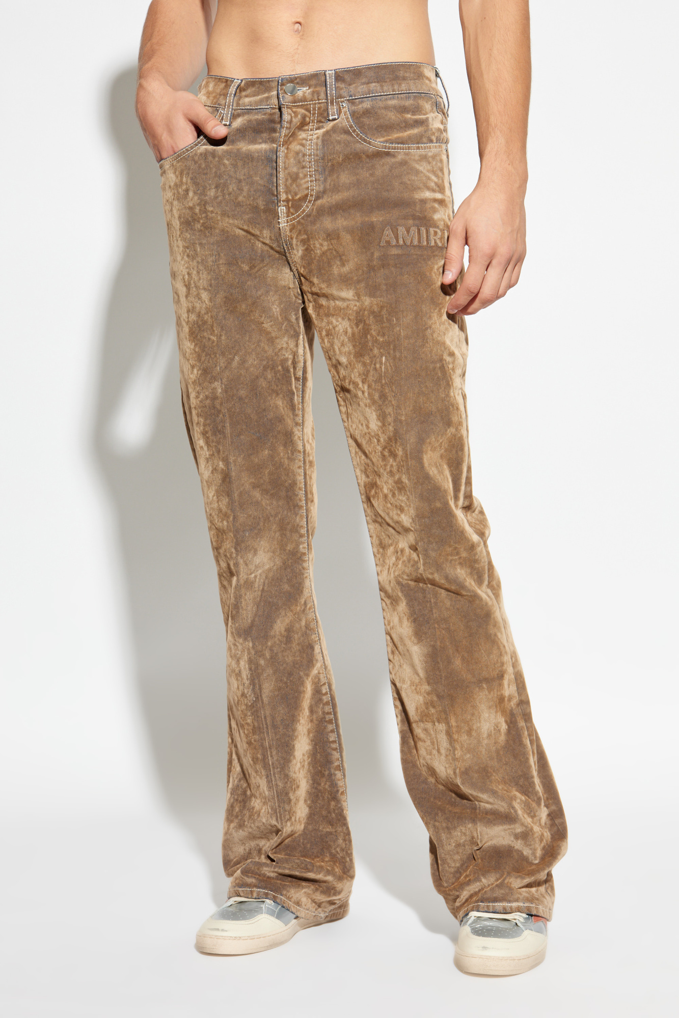 Amiri Jeans with a velvet finish | Men's | Vitkac